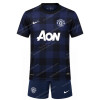 Retro Manchester United Away Kids Kit 13 14