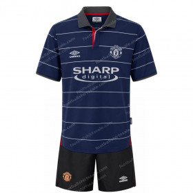 Retro Manchester United Away Kids Kit 99 00