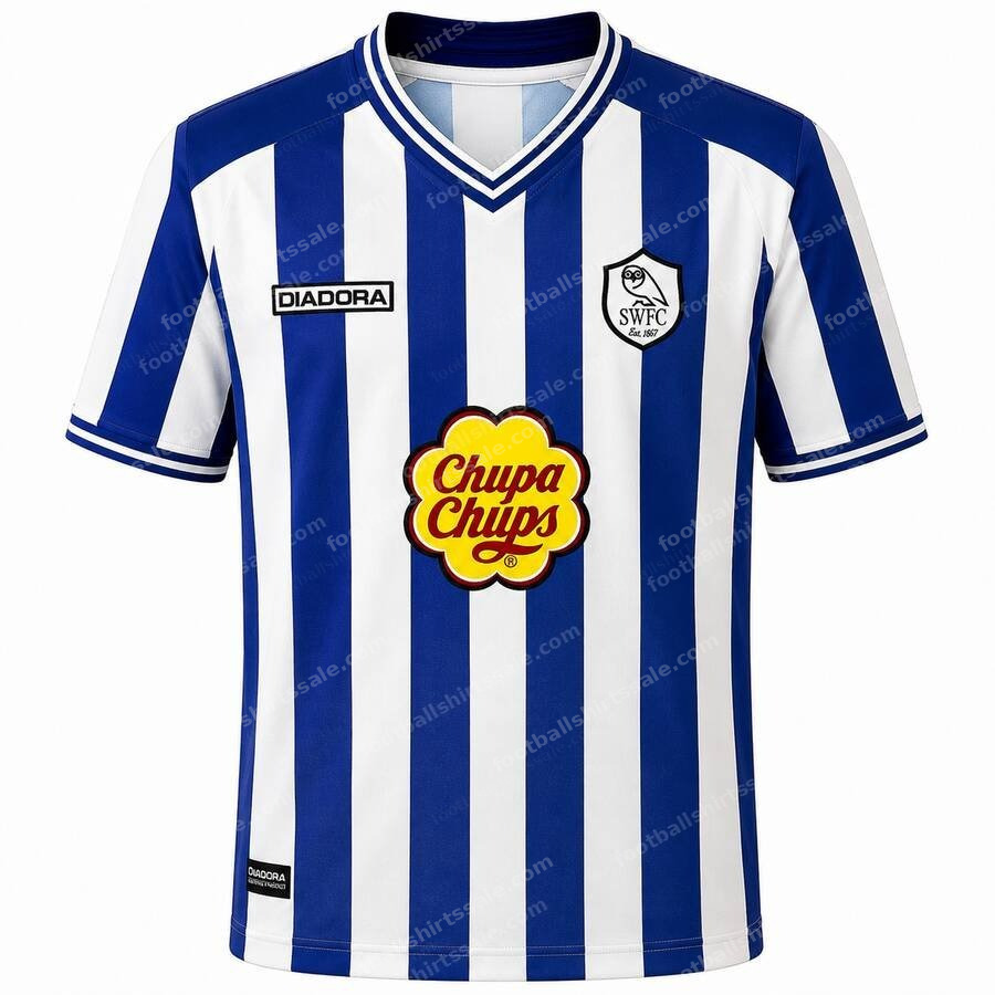 Retro Sheffield Wednesday Home Shirt 01 02