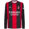 Ac Milan Home Long Sleeve Shirt