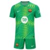 Barcelona Goalkeeper Kids Kit Green