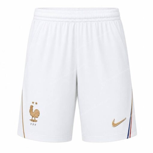 France Home Soccer Shorts