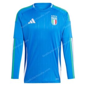 Italy Home Long Sleeve Football Shirt 2024