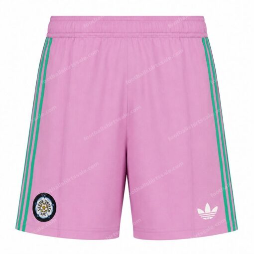 Leeds United Goalkeeper Football Shorts Pink