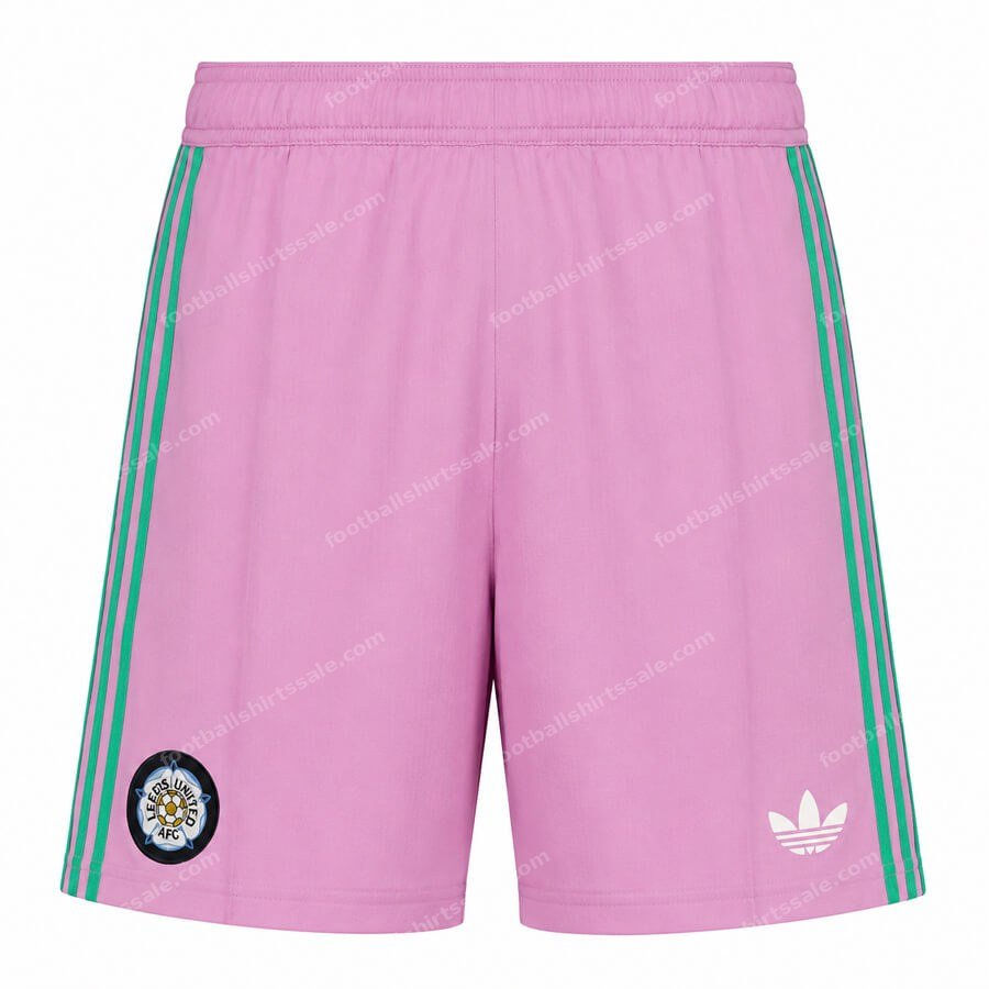 Leeds United Goalkeeper Football Shorts Pink