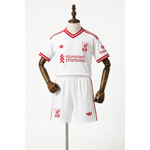 2026/2027 Liverpool Away Football Jersey Kids Size
