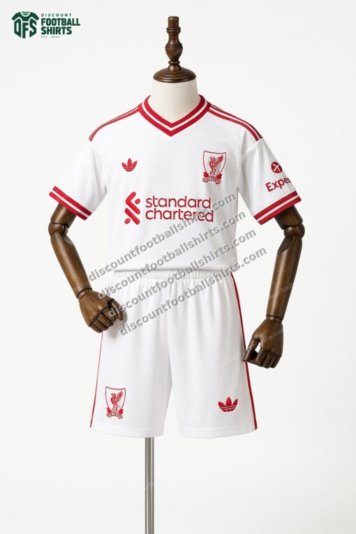 2026/2027 Liverpool Away Football Jersey Kids Size