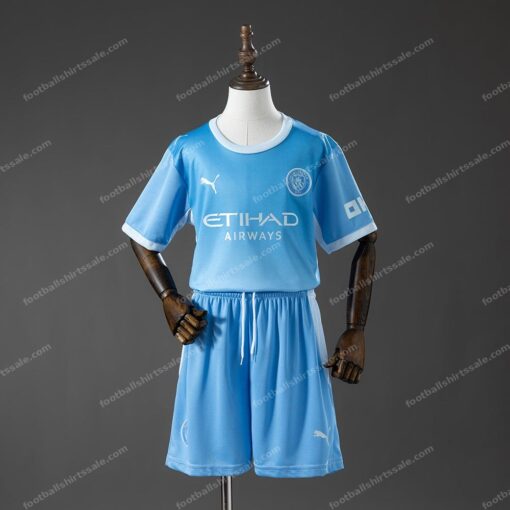 2026/2027 Manchester City Home Football Shirt Kids Size