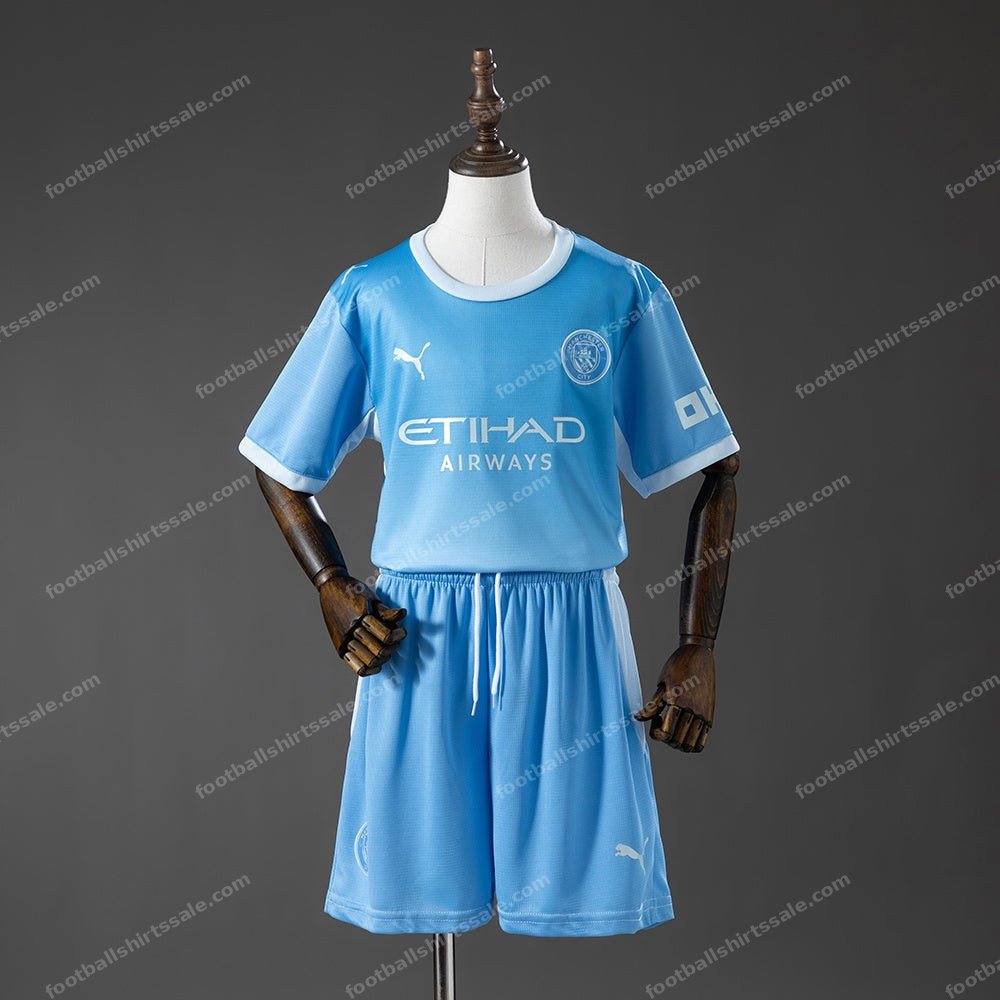 2026/2027 Manchester City Home Football Shirt Kids Size