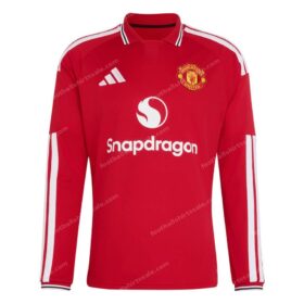 Manchester United Home Long Sleeve Football Shirt