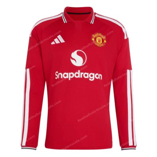 Manchester United Home Long Sleeve Football Shirt