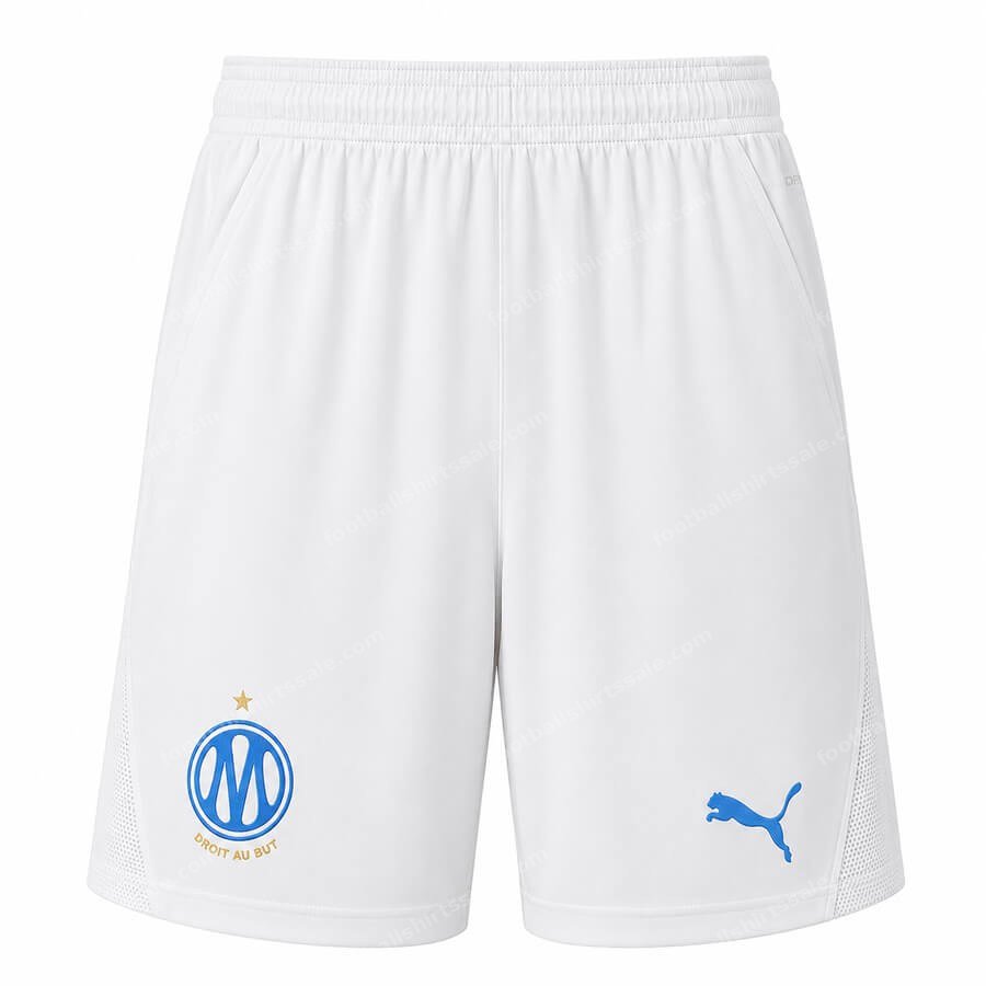 Olympique Marseille Home Football Shorts