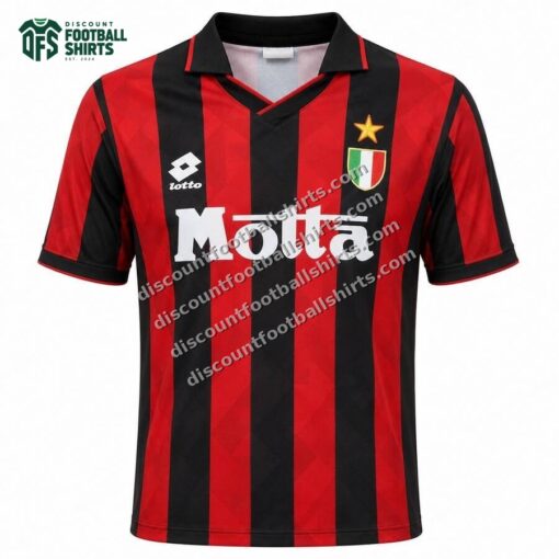 Retro Ac Milan Home Shirt 92 94