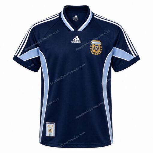 Retro Argentina Away Football Shirt 1998