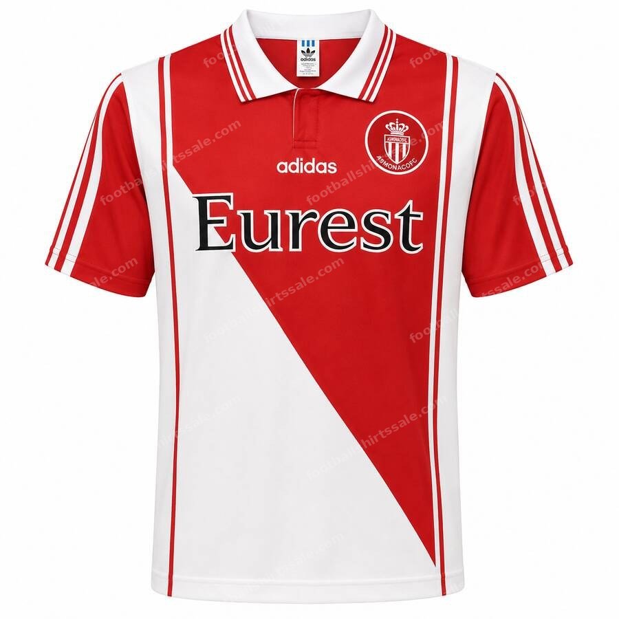 Retro As Monaco Home Shirt 98 99