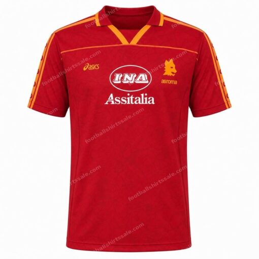 Retro As Roma Home Shirt 95 96
