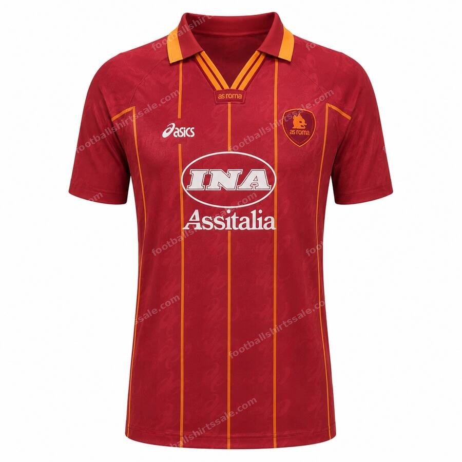 Retro As Roma Home Shirt 96 97