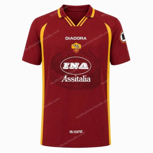 Retro As Roma Home Shirt 97 98