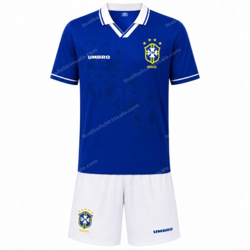 Retro Brazil Away Kids Kit 1996