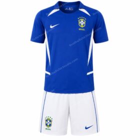 Retro Brazil Away Kids Kit 2002