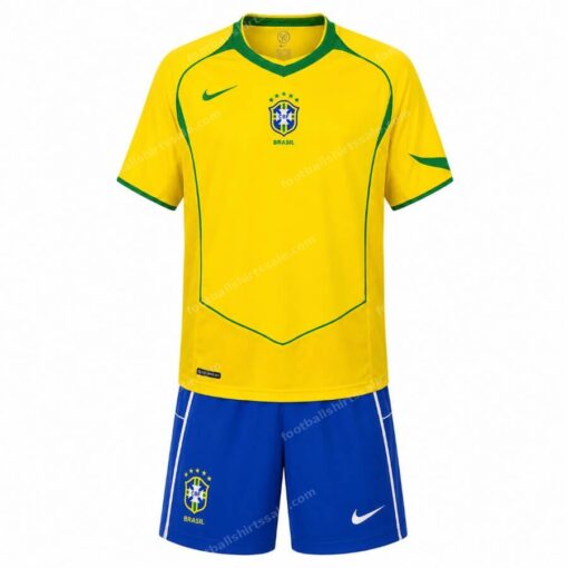 Retro Brazil Home Kids Kit 2004