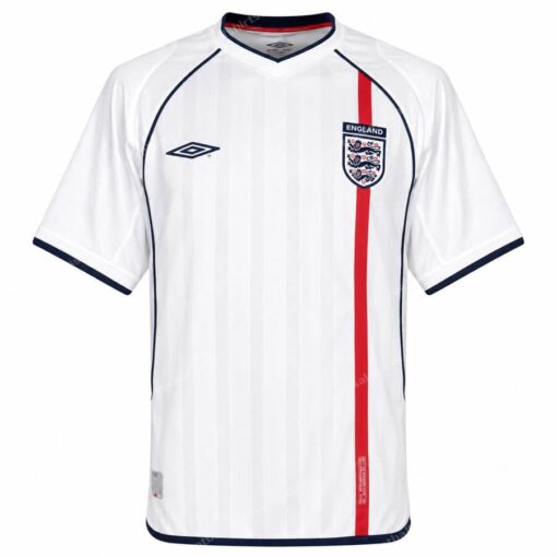 Retro England Home Football Shirt 2002