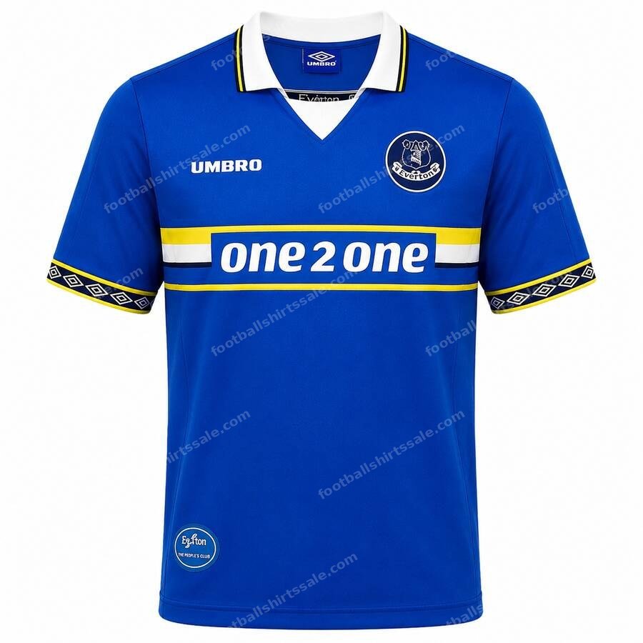 Retro Everton Home Shirt 97 99