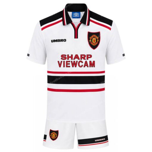 Retro Manchester United Away Kids Kit 97 99