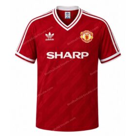 Retro Manchester United Home Football Shirt 1986