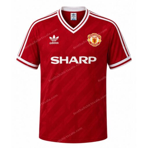 Retro Manchester United Home Football Shirt 1986