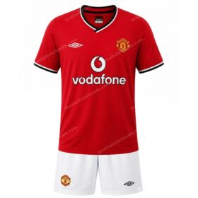 Retro Manchester United Home Kids Football Kit 00 02