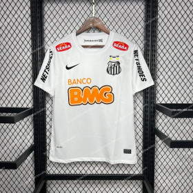 2011/2012 Retro Santos White Football Shirt