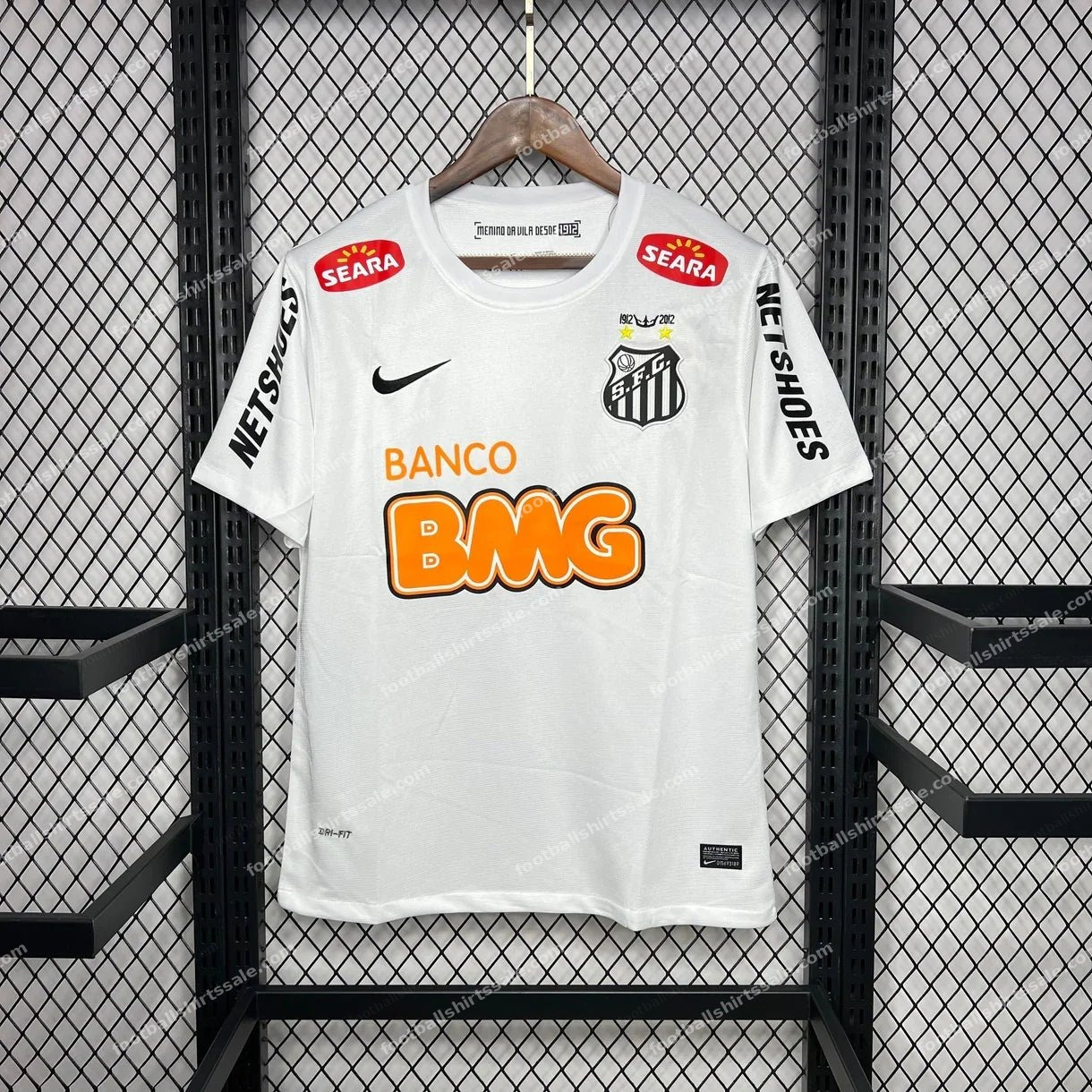 2011/2012 Retro Santos White Football Shirt