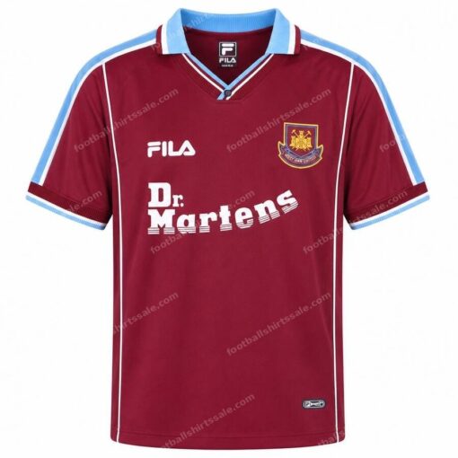 Retro West Ham United Home Shirt 99 01