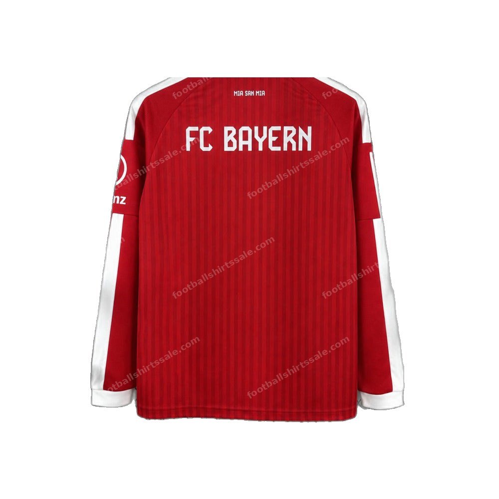 2026/2027 Bayern Munich Home Long Sleeve Football Shirt - Image 2
