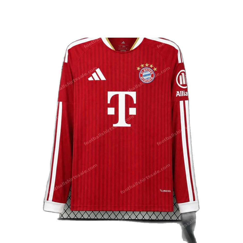 2026/2027 Bayern Munich Home Long Sleeve Football Shirt