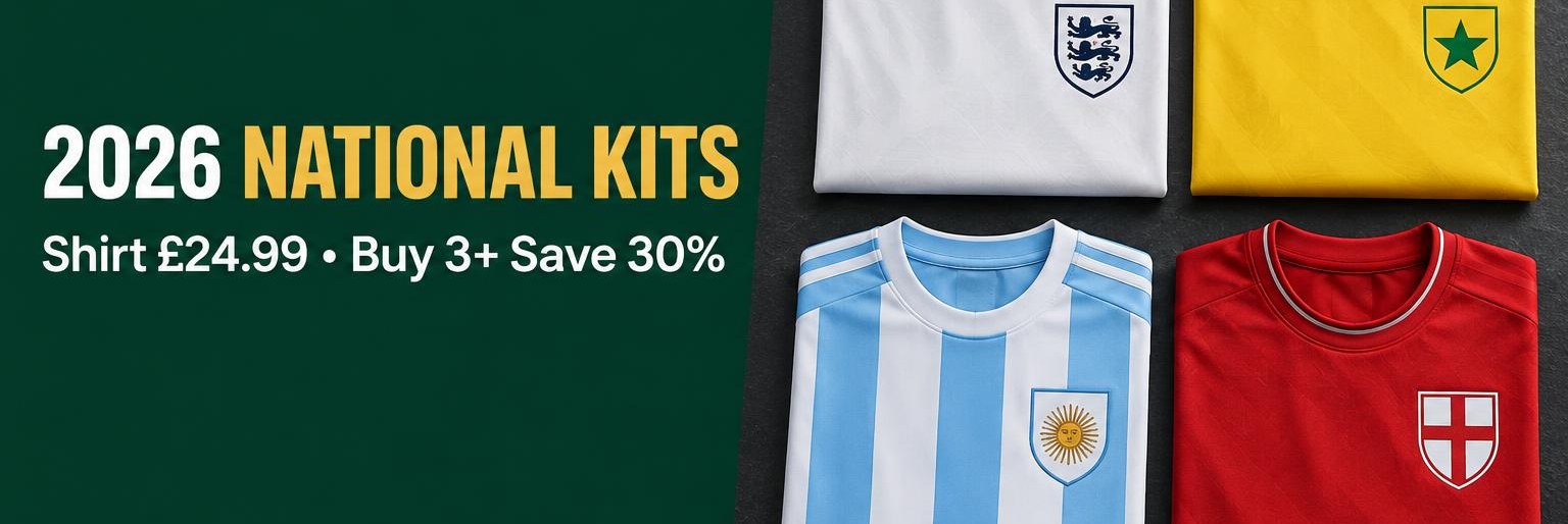 World Cup 2026 National Team Kits £27